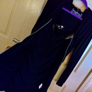 Zip-up casual bodycon dress